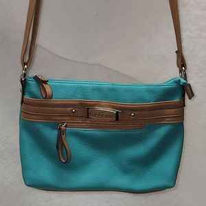 Turqouise Rosetti Shoulder Bag